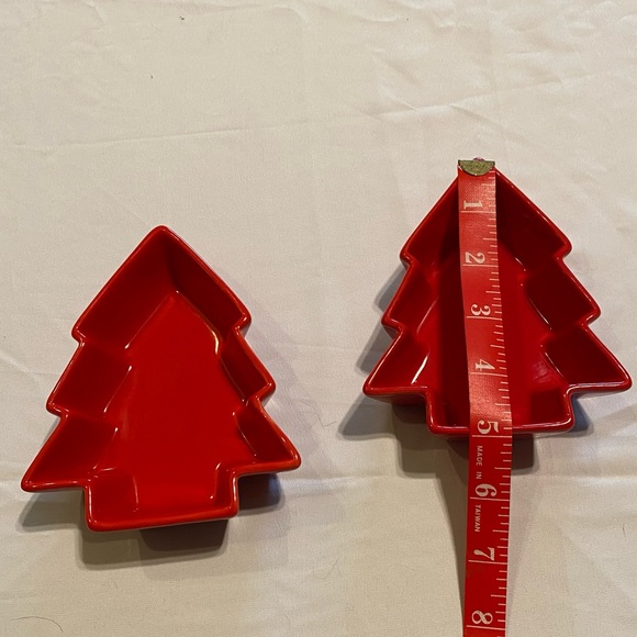 2 BIA San Francisco red tree dishes. - Picture 2 of 4